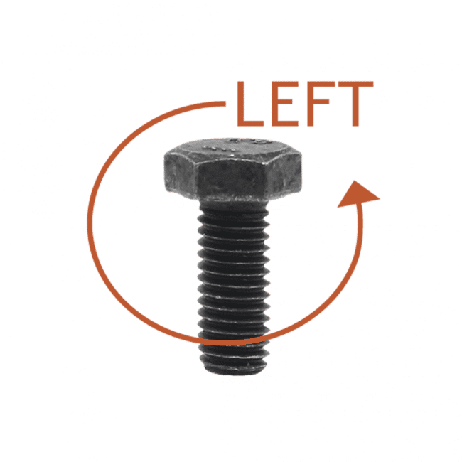 Left Hand Hex Bolts