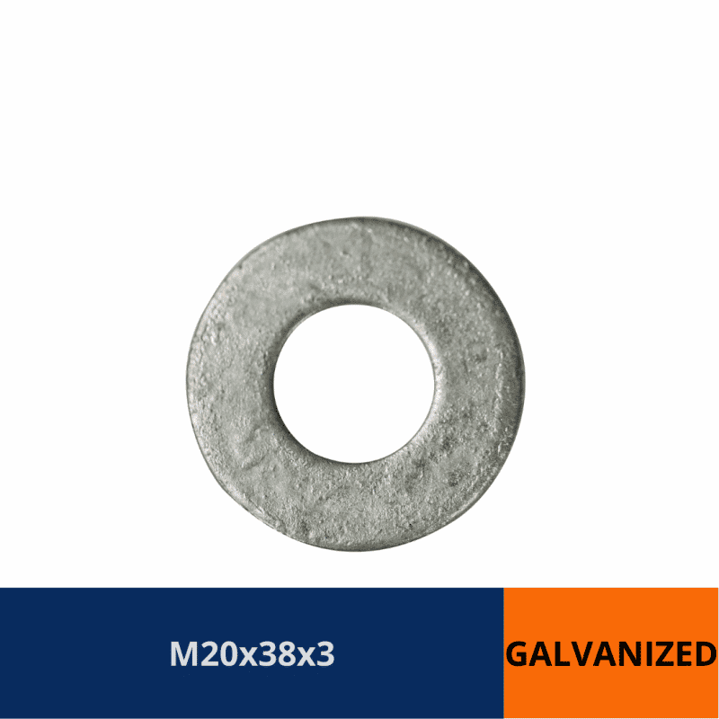 Flat Washer Galvanised M20