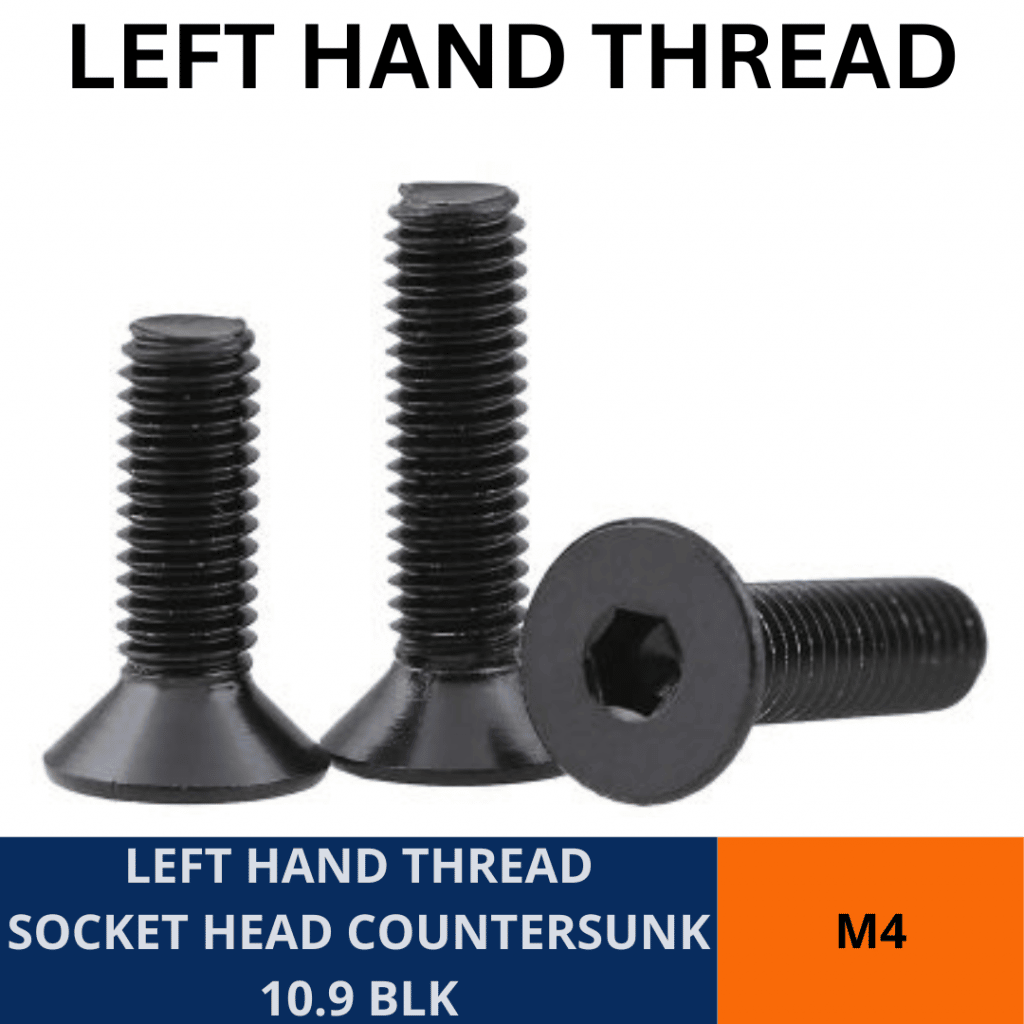 Left Hand Thread High Tensile Socket Head Countersunk - Gold Coast Bolt ...