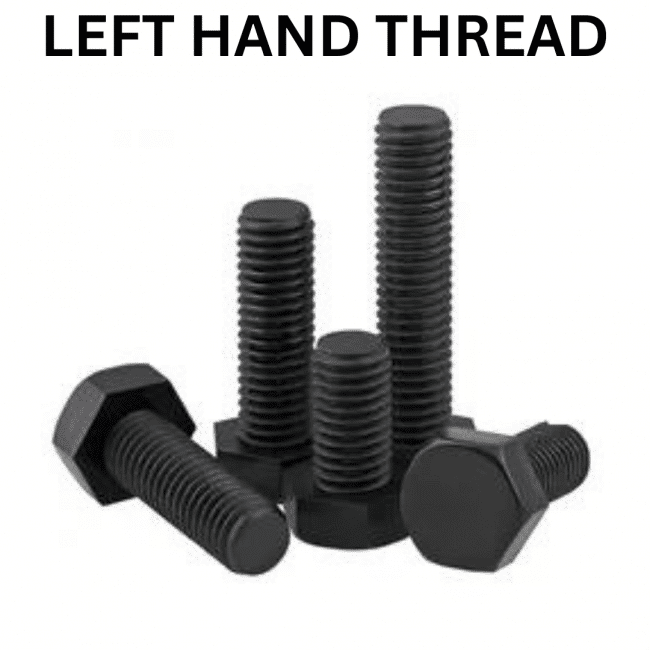 Left Hand Thread Hex Bolt 12.9