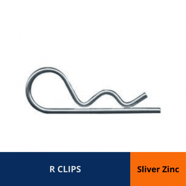 Zinc Ridge Clips R Clips ZINC PLATED - Gold Coast Bolt In | Speciality Tools and Fasteners