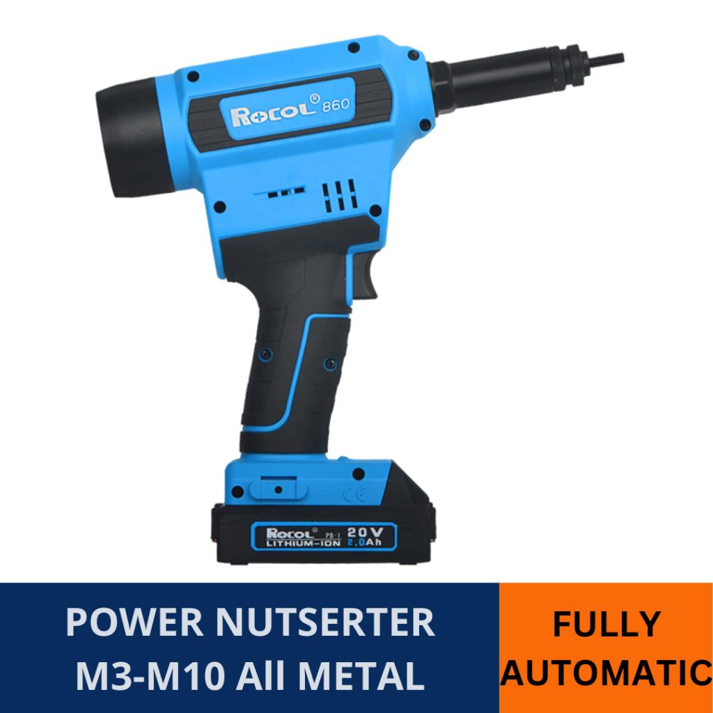 ROCOL 860 FULLY AUTOMATIC POWER NUTSETER M3M10 Gold Coast Bolt In