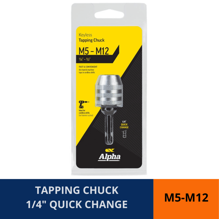 TAPPING CHUCK M5M12 1/4" DRIVE Gold Coast Bolt In Speciality Tools