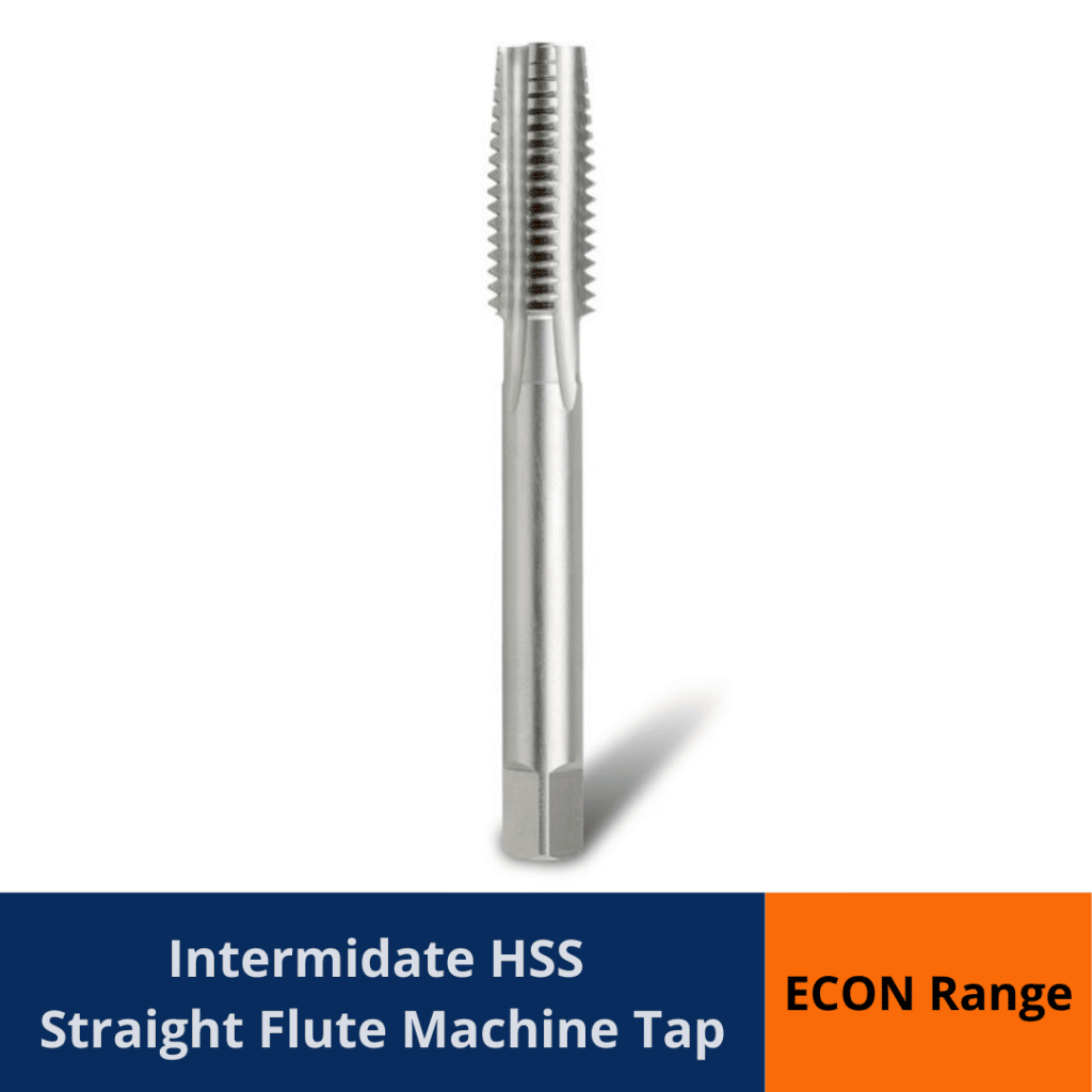 BOLT IN ECON RANGE HSS STRAIGHT FLUTE MACHINE AND HAND TAP Gold Coast