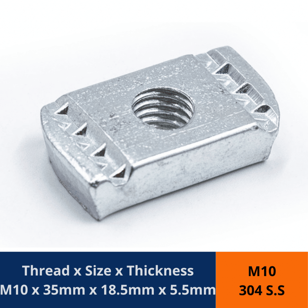 unistrut nut 304 stainless Channel Nut m10 Gold Coast Bolt In