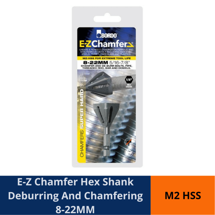 EZ Chamfer hex shank deburring and chamfering tool Gold Coast Bolt