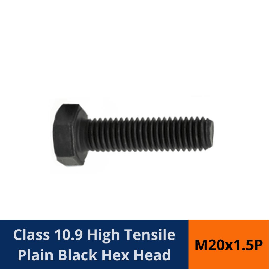 HEX HEAD FINE THREAD AUTOMOTIVE BOLT HIGH TENSILE BOLT M20X1.5 Gold